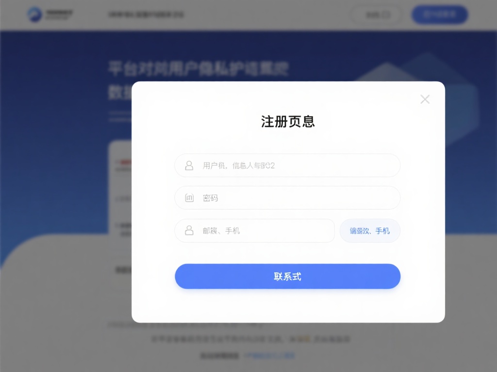 填写基本信息
在注册页面，你需要提供一些基本信息